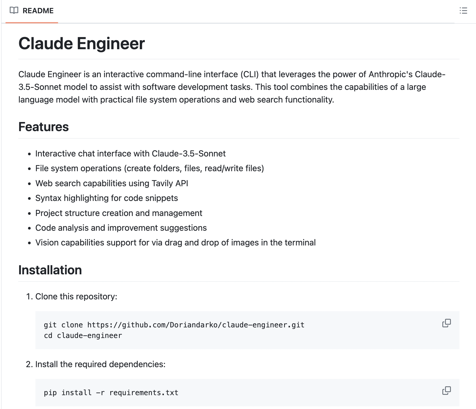  Claude Engineer: An Interactive Command-Line Interface (CLI) that Leverages the Power of Anthropic’s Claude-3.5-Sonnet Model to Assist with Software Development Tasks