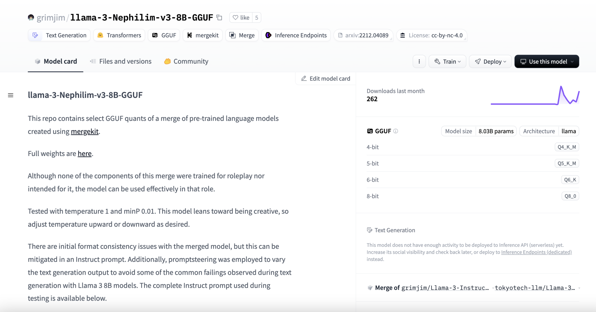 Nephilim v3 8B Released: An Innovative AI Approach to Merging Models for Enhanced Roleplay and Creativity