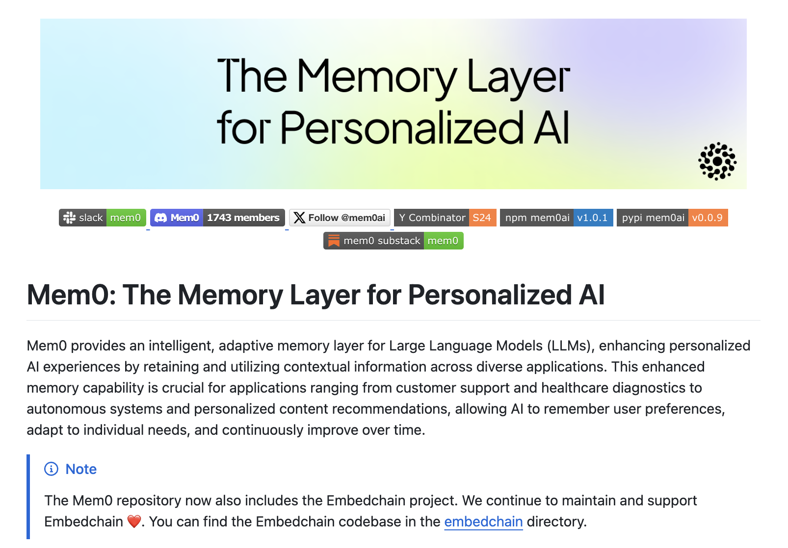 Meet Mem0: The Memory Layer for Personalized AI that Provides an Intelligent, Adaptive Memory Layer for Large Language Models (LLMs)