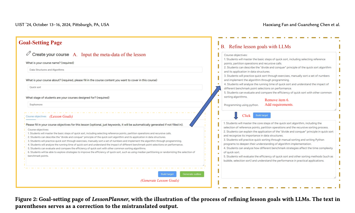  LessonPlanner: A Tool for Enhancing Novice Teachers’ Effectiveness by Integrating Large Language Models with Structured Pedagogical Strategies to Improve Lesson Planning Quality