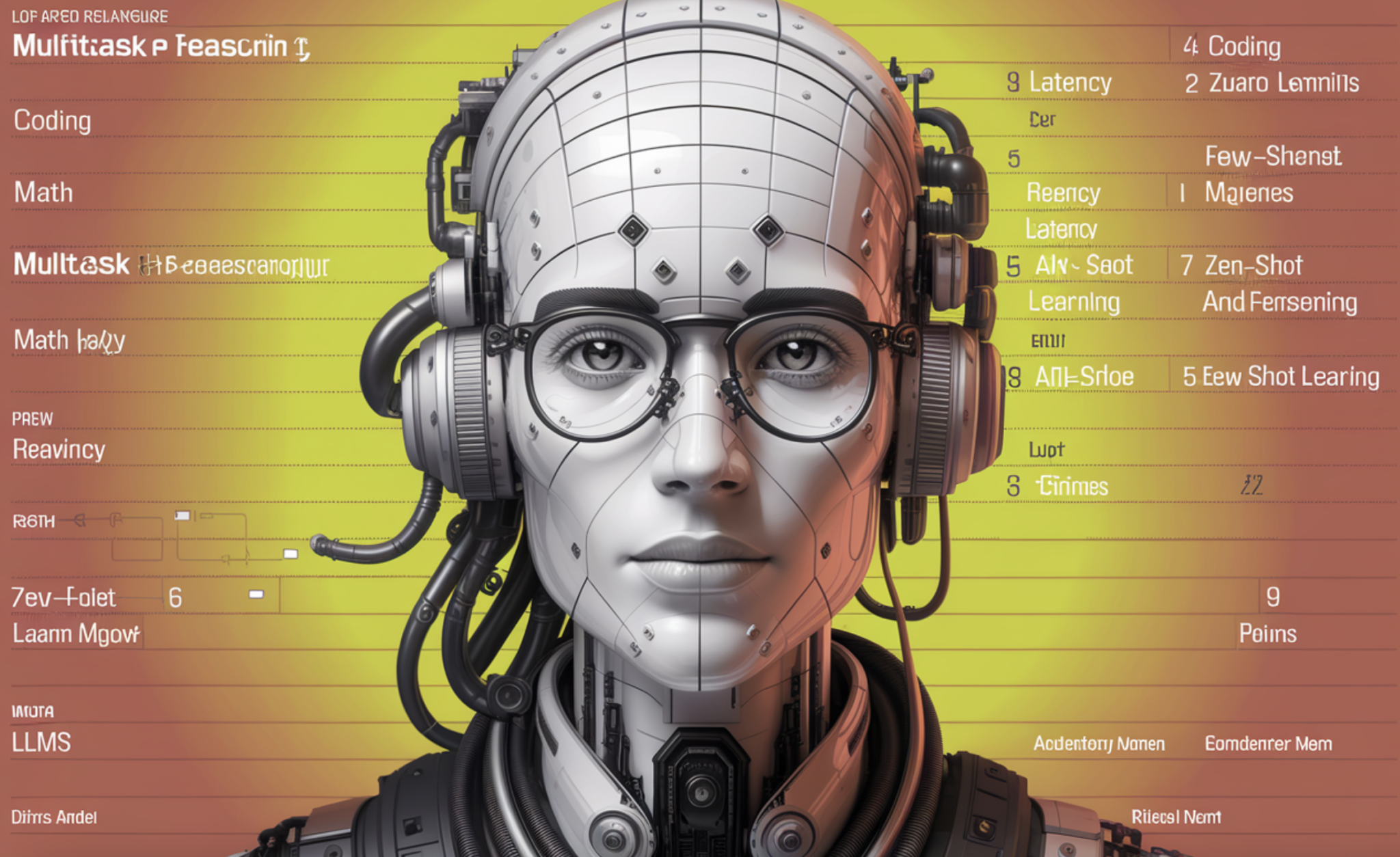  Top Large Language Models (LLMs): A Comprehensive Ranking of AI Giants Across 13 Metrics Including Multitask Reasoning, Coding, Math, Latency, Zero-Shot and Few-Shot Learning, and Many More