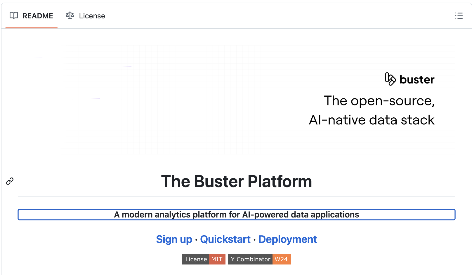  Buster: A Modern Analytics Platform for AI-Powered Data Applications