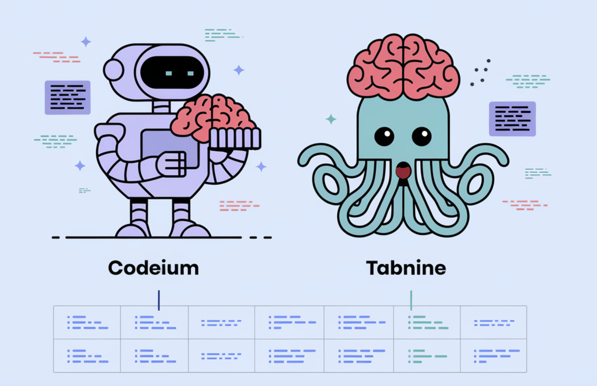  Codeium vs. Tabnine: Comparison of Key Features and Benefits