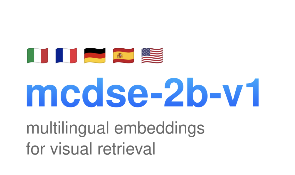 Meet mcdse-2b-v1: A New Performant, Scalable and Efficient Multilingual Document Retrieval Model