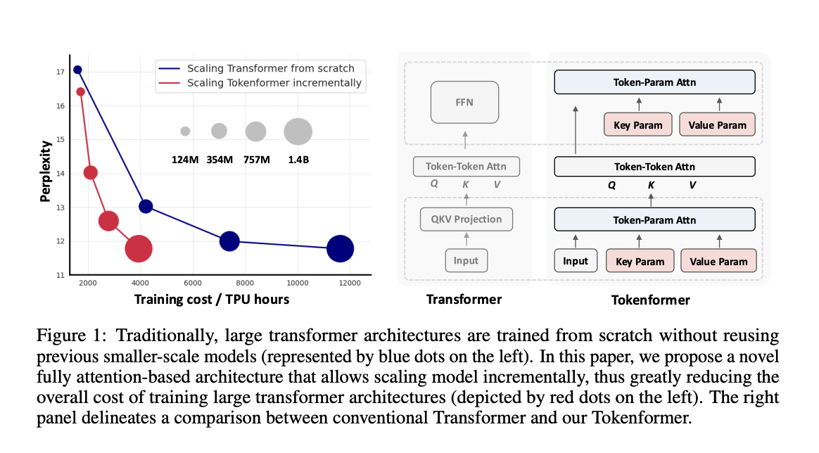  Tokenformer: The Next Generation of Transformer Architecture Leveraging Tokenized Parameters for Seamless, Cost-Effective Scaling Across AI Applications