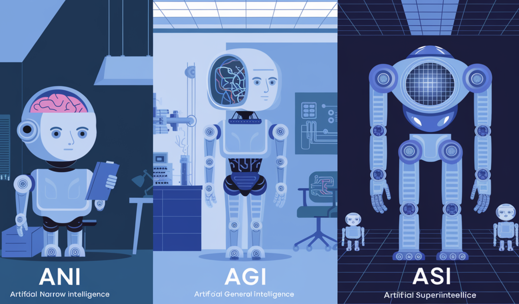  The Three Different Types of Artificial Intelligence – ANI, AGI and ASI